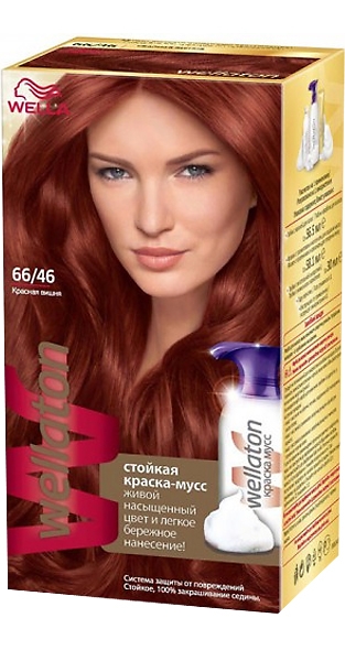 Краска мусс для волос насыщенный красный