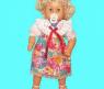 Музыкальная кукла Baby Sharon, с соской, 60 см (звук)