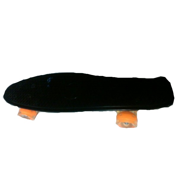 Пластиковый скейтборд (свет), черный