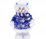 Кукла "Снеговик" в синем, 20 см
