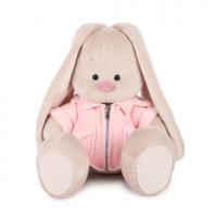 Мягкая игрушка "Зайка Ми в розовой меховой курточке", 25 см