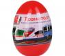 Яйцо-сюрприз "Городской транспорт", красное