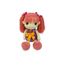 Мягконабивная кукла "Стильняшка" с розовыми волосами, 25 см