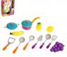 Игровой набор посудки "Мини-кухня" - Поварёнок, 12 предметов