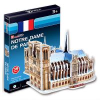 Архитектурный 3D пазл "Нотрдам де Пари (Франция)", 39 шт.