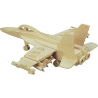 Сборная деревянная модель "Бомбардировщик F18" - Хорнет