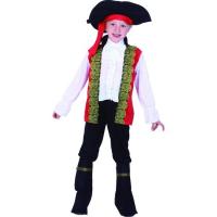 Костюм "Пират" с красным камзолом, 7-10 лет