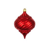 Праздничное украшение "Луковица", красная, 15 см