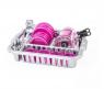 Набор игрушечной посуды "Ириска-5", 34 предмета, розовый