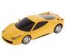 Машина р/у Ferrari 458 Italia (на бат., свет), желтая, 1:24