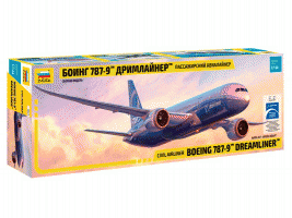 Сборная модель самолета "Боинг 787-9 "Дримлайнер", 1:144