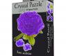 Кристальный 3D-пазл "Пурпурная роза", 44 элемента