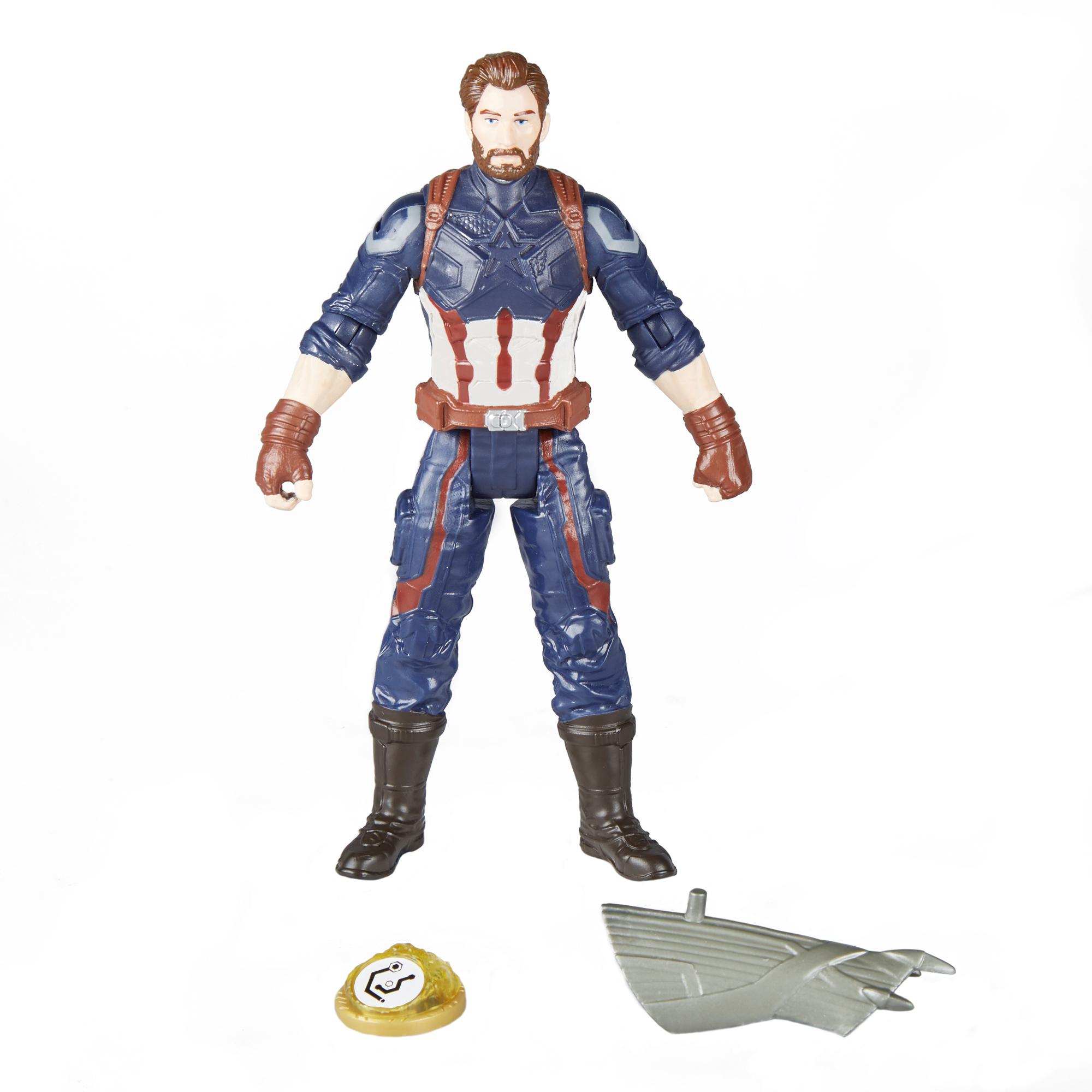 Фигурка Мстителя с камнем бесконечности - Капитан Америка, 15 см