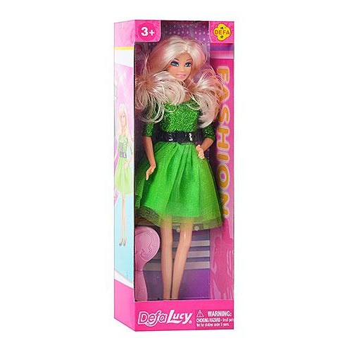 Кукла Defa Lucy в блестящем платье - Блондинка в зеленом, 30 см