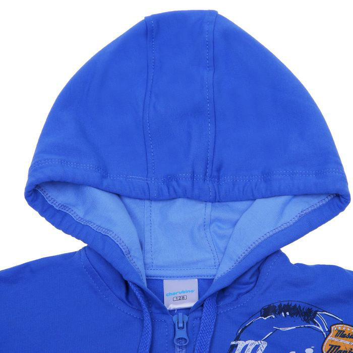 Демисезонная куртка для мальчика Music Mania, синяя, 134 см