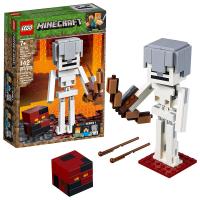 Конструктор LEGO Minecraft "Большие фигурки" - Скелет с кубом магмы
