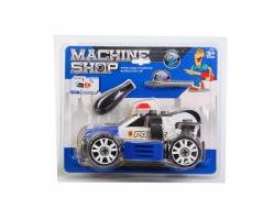 Полицейская машинка Machine Shop с инструментами (свет, звук)