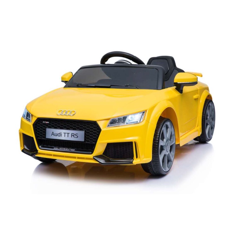 Электромобиль р/у Audi TT RS (на аккум., свет, звук), желтый