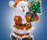 Гирлянда-панно "Дед Мороз", 30 ламп, 46 х 35 см