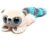 Мягкая игрушка "Юху и его друзья" - Лемур Юху, лежачий, голубой, 16 см