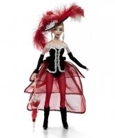 Кукла "Танцовщица из Мулен Руж", 41 см
