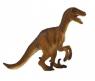Фигурка динозавра "Крадущийся велоцираптор", коричневый, 10 см
