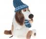 Мягкая игрушка "Бартоломей в голубой шапке и шарфе", 33 см