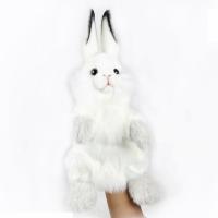 Мягкая игрушка на руку "Белый кролик", 34 см