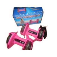 Накладные мини-ролики Flashing Roller (светящиеся колеса), розовые