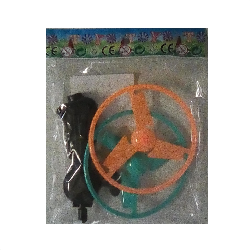 Игрушка с запуском и 2 дисками, зелено-оранжевая