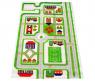 Детский игровой 3D-ковер "Трафик", зеленый, 100 х 150 см