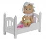 Кукла "Маша и Медведь" - Маша с кроваткой и аксессуарами