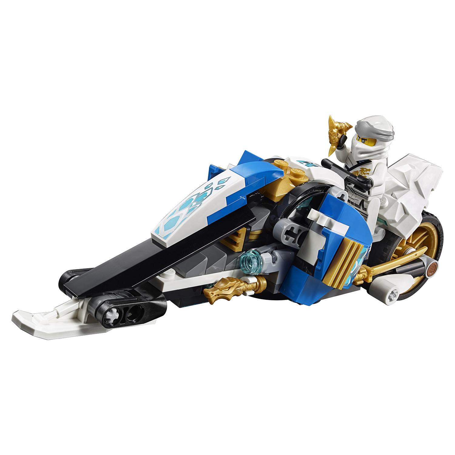 Конструктор LEGO Ninjago - Мотоцикл-клинок Кая и снегоход Зейна