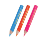 Цветные карандаши с заточкой, толстые, 6 цветов