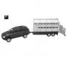 Модель машинки Truck - European Offroad Trailer, черная, 1:32