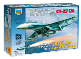Сборная модель "Многоцелевой истребитель СУ-27СМ", 1:72