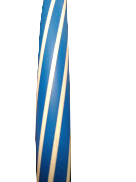 Обруч в полоску крученый, синий, 90 см