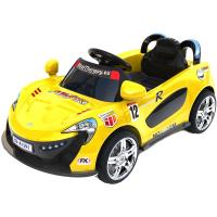 Детский электромобиль р/у Caretero Aero (на аккум., свет, звук), желтый