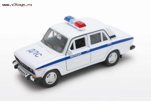 Машинка металлическая "Lada 2106 - Милиция"