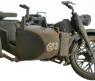 Модель для сборки "Немецкий мотоцикл БМВ Р-12 c коляской", 1:35