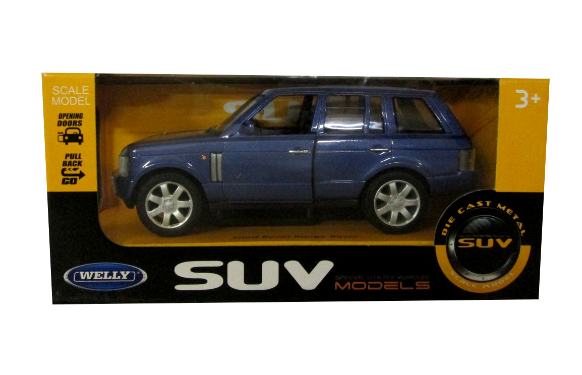 Металлическая машинка Range Rover, фиолетовая, 1:33