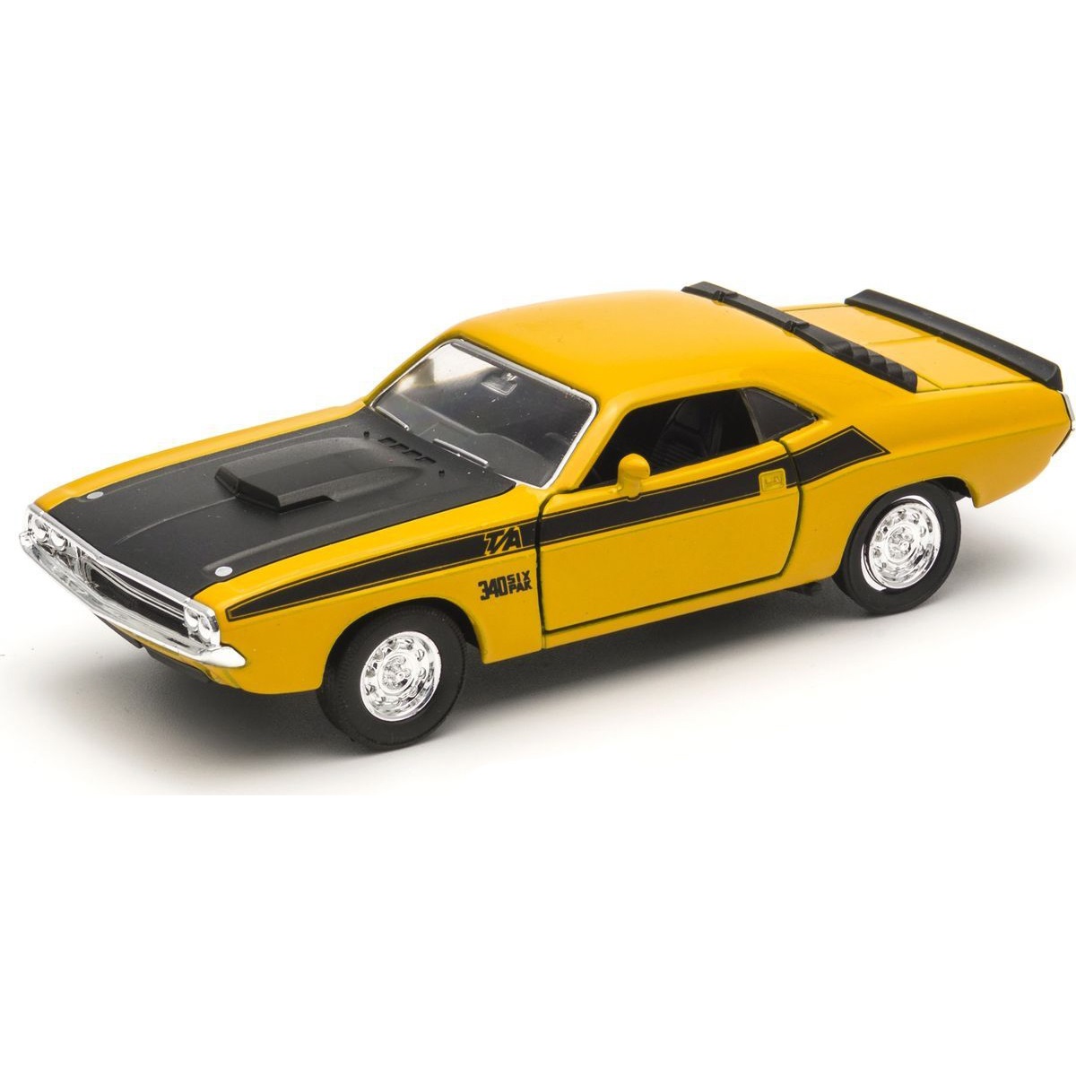 Коллекционная модель Dodge Challenger 1970, желтая, 1:34-39