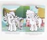 Раскраска с фоном и историей "Мои маленькие пони" - Праздник дружбы
