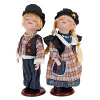 Коллекционные куклы "Поцелуйчик" - Парочки в клетчатых нарядах, 30 см, 2 шт.