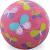 Мяч "Бабочки", розовый, 13 см