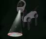 Проектор-лампа "Космическая собачка" со слайдами, черная