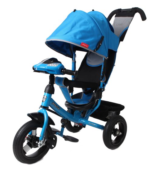 Трехколесный велосипед Comfort Air Car 1 (свет, звук), синий