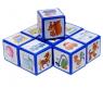 Развивающая игра с книжкой "Кубики-лото", 9 кубиков