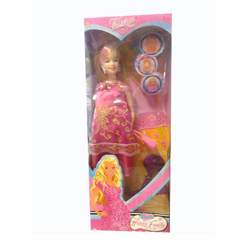 Беременная кукла Happy Family, в розовом