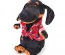 Мягкая игрушка "Собака Ваксон" в рубашке, 25 см